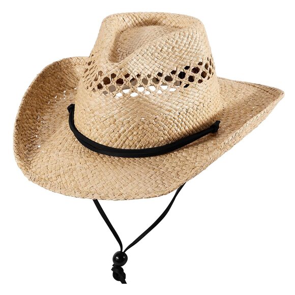 5826 Straw Cowboy Hat Western Hats For Women Cowgirl Sun Beach Summer main image 5